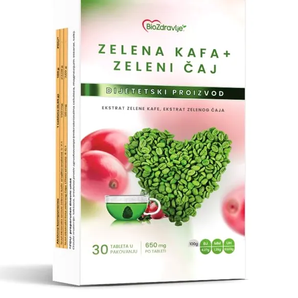 Zelena kafa + Zeleni čaj — Izgled pakovanja 3